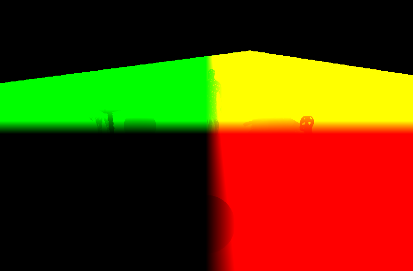 positions (RGB) and metallic (A)